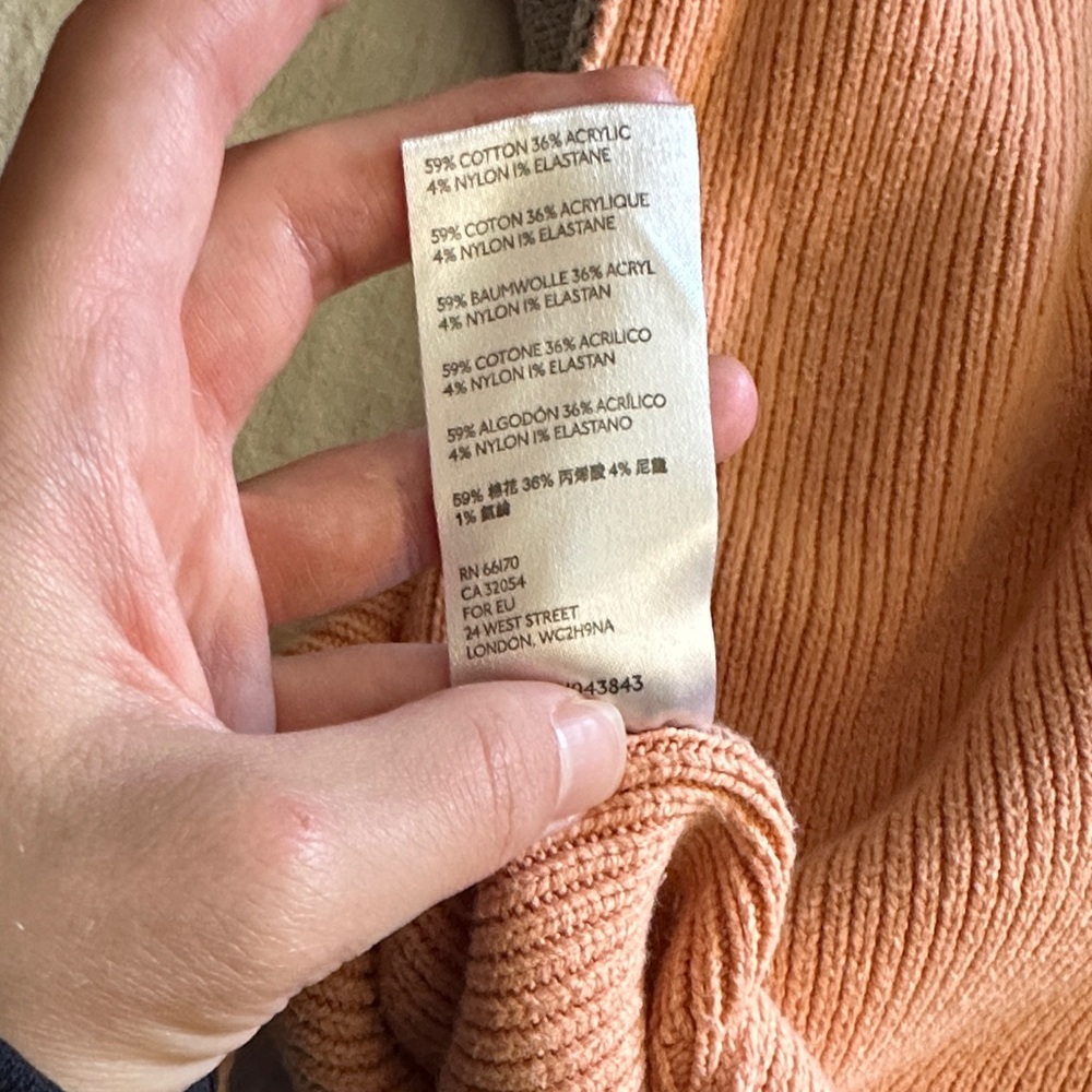 Free People Oversized Colorblock Sweater - Picture 6 of 6